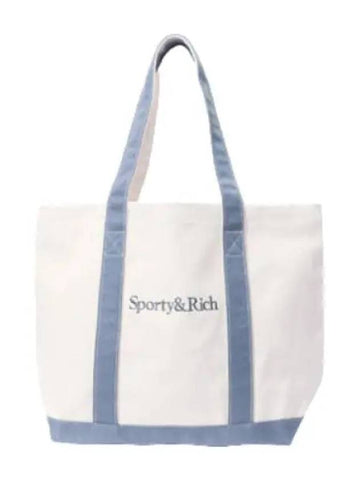 Serif logo two tone tote bag - SPORTY & RICH - BALAAN 1