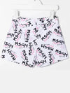 Kids All Over Logo Short Pants White MS026945 001 - MSGM - BALAAN 3