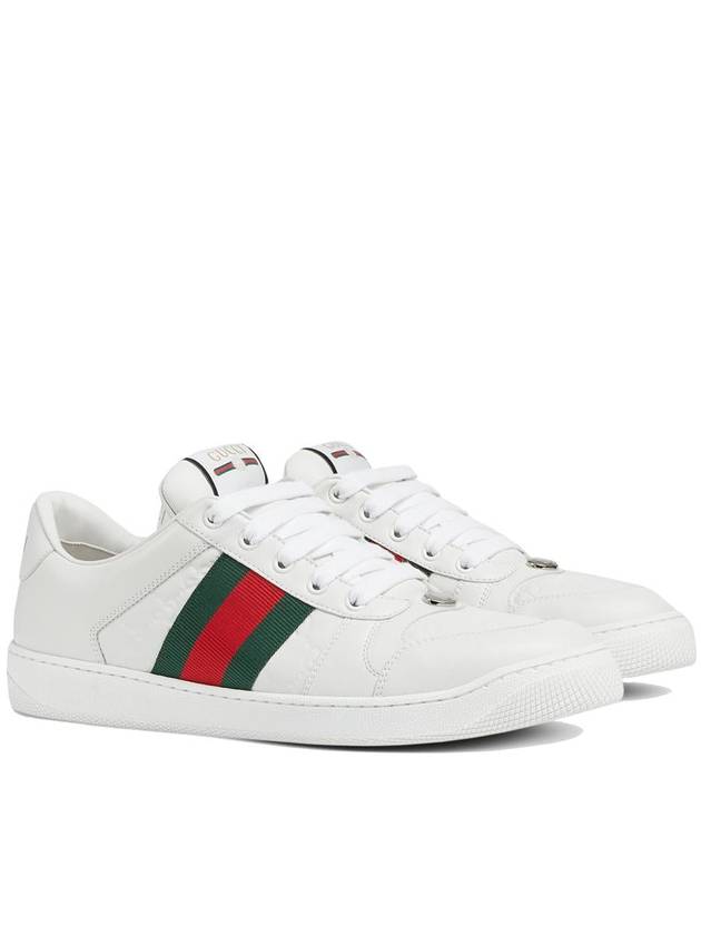 Screener Low Top Sneakers White - GUCCI - BALAAN 2