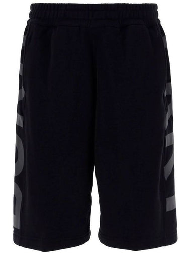 Side Logo Shorts Black - BURBERRY - BALAAN 1