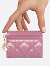 Lady Dior Freesia Card Wallet Hydranger Pink Patent - DIOR - BALAAN 3