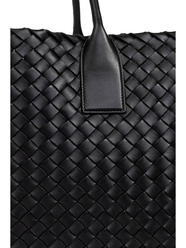 Bottega Veneta Leather Bag Maxi Cabat, Men's, Black - BOTTEGA VENETA - BALAAN 7