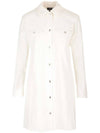 Alpine Denim Short Dress White - A.P.C. - BALAAN 2