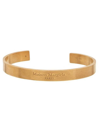 Ingraving Logo Cuff Bracelet Gold - MAISON MARGIELA - BALAAN 2