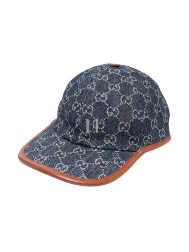 GG Denim Ball Cap Blue - GUCCI - BALAAN 2