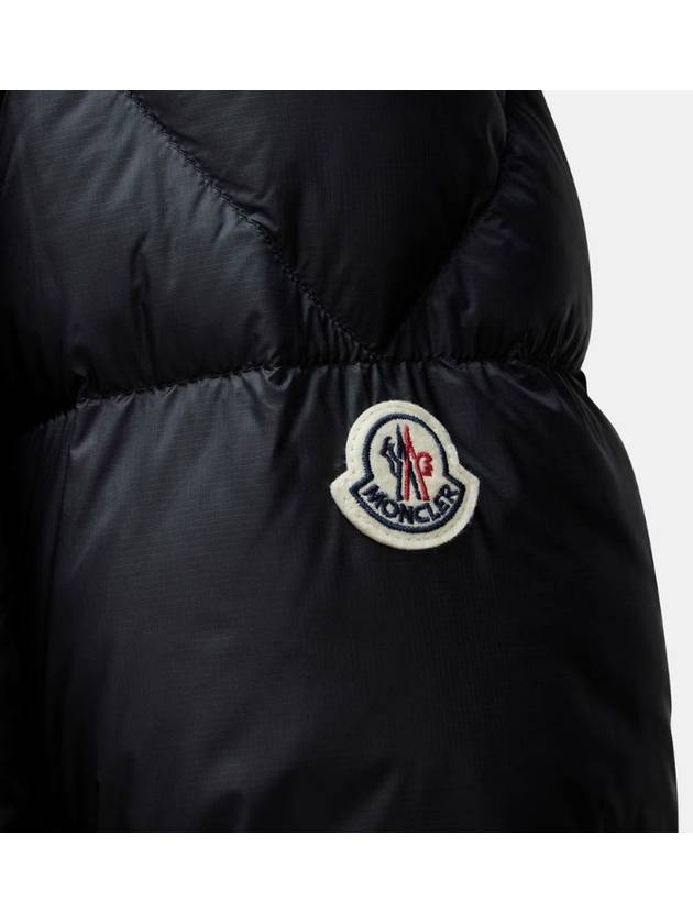 Bazena logo patch black padded jumper 1A00097 5967G 999 - MONCLER - BALAAN 5