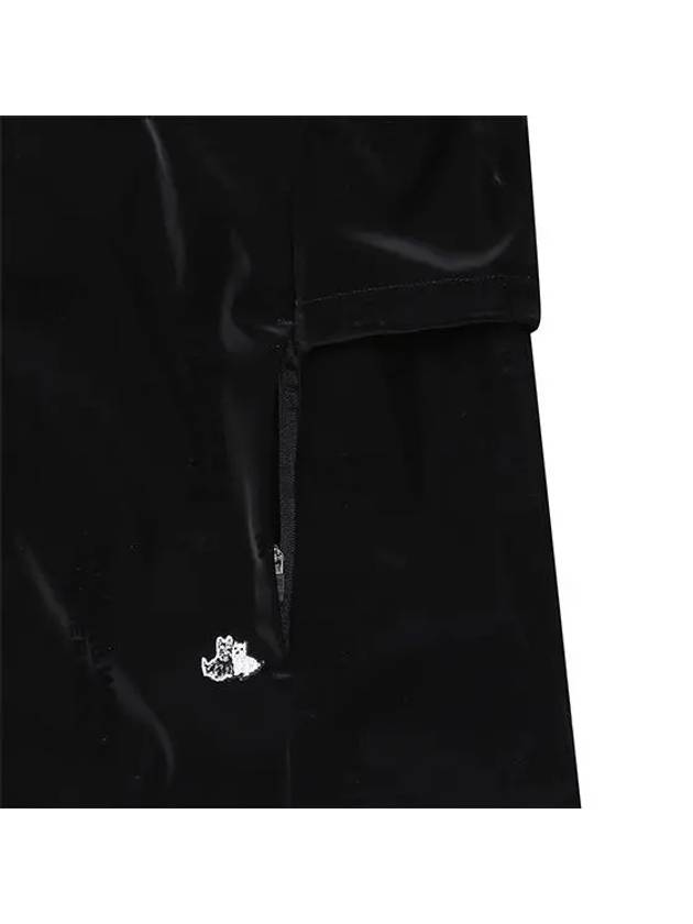 Women s High Neck Logo Melting Windbreaker Jumper 1104LXWP BLACK - BLACK&WHITE - BALAAN 3