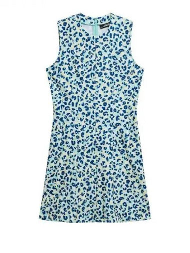 Golf Women s Jasmine Print One Piece Leopard Blue GWSD09356 O495 Domestic Product GR5Y24052807829 - J.LINDEBERG - BALAAN 1