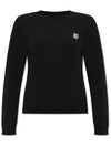 Fox Head Patch Regular Sweatshirt Black - MAISON KITSUNE - BALAAN 3