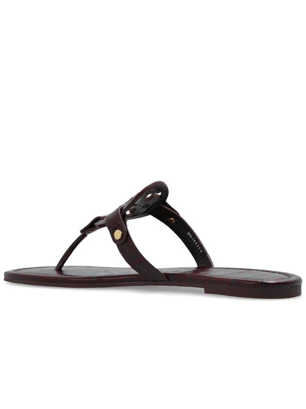 Tory Burch Slides Miller, Women's, Burgundy - TORY BURCH - BALAAN 5