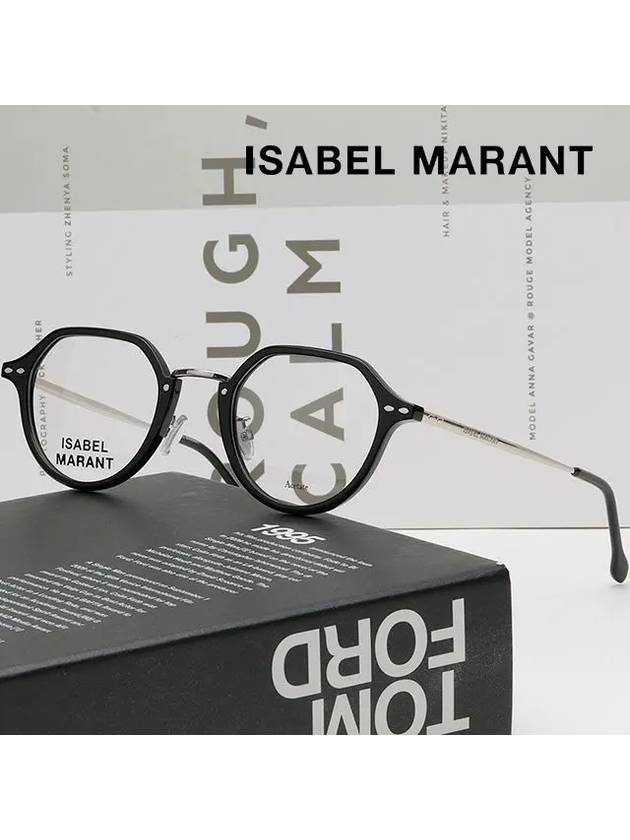 Glasses frame IM0013 BSC black horn rim - ISABEL MARANT - BALAAN 2