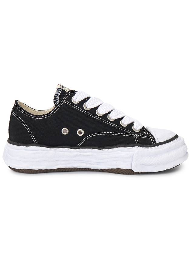 Peterson23 OG Sole Canvas Low Top Sneakers Black - MAISON MIHARA YASUHIRO - BALAAN 5