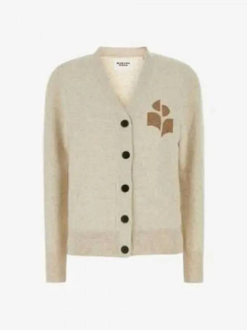 KARIN CA0008FA A1X05E LYCM logo cardigan 1319028 - ISABEL MARANT - BALAAN 1