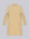 RWB Loop Tab High Armhole Mackintosh Single Coat Beige - THOM BROWNE - BALAAN 7