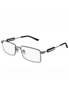 Eyewear Square Metal Eyeglasses Black - BALENCIAGA - BALAAN.