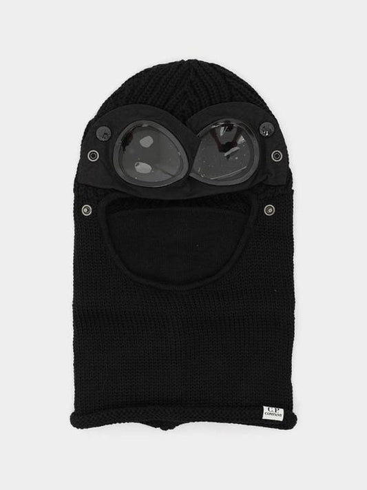 Extra Fine Merino Wool Goggle Balaclava Black - CP COMPANY - BALAAN 2