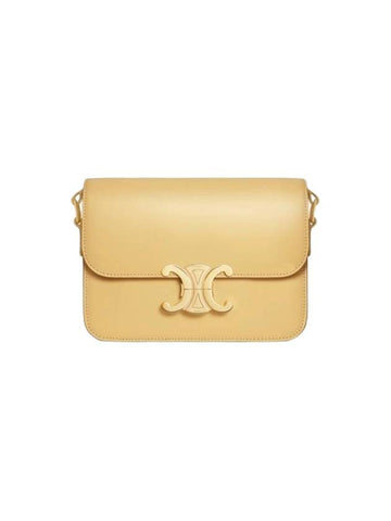 Teen Triomphe Shiny Calfskin Cross Bag Fallen - CELINE - BALAAN 1