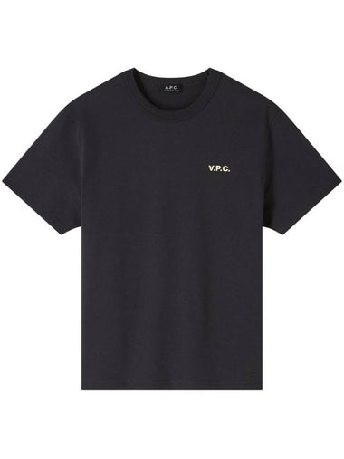 Boxy Petit VPC Short Sleeve T-Shirt Black - A.P.C. - BALAAN 1