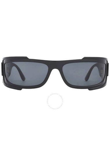 Versace Dark Grey Wrap Men's Sunglasses VE4446 536087 67 - VERSACE - BALAAN 1