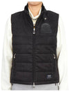 Women's Post Swedish Padded Vest Black - HORN GARMENT - BALAAN 3