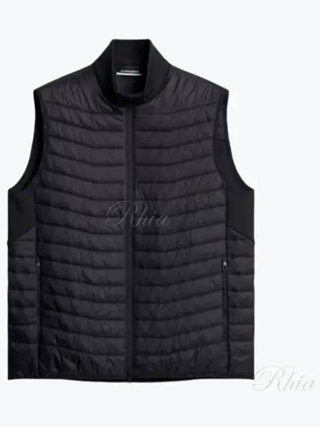 Men's Holden Quilt Hybrid Vest Black - J.LINDEBERG - BALAAN 2