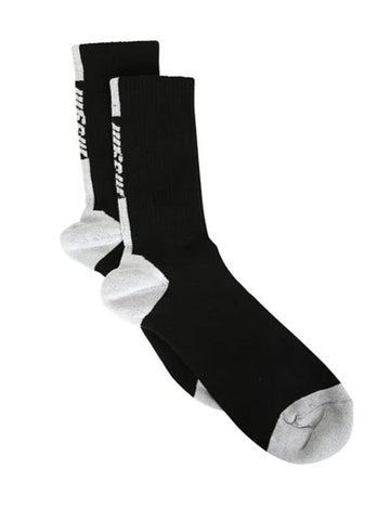 Active Logo Socks Black - MSGM - BALAAN 1