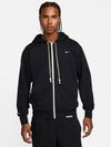 Men's Dri-Fit Full-Zip Basketball Hooded Jacket Black - NIKE - BALAAN 3