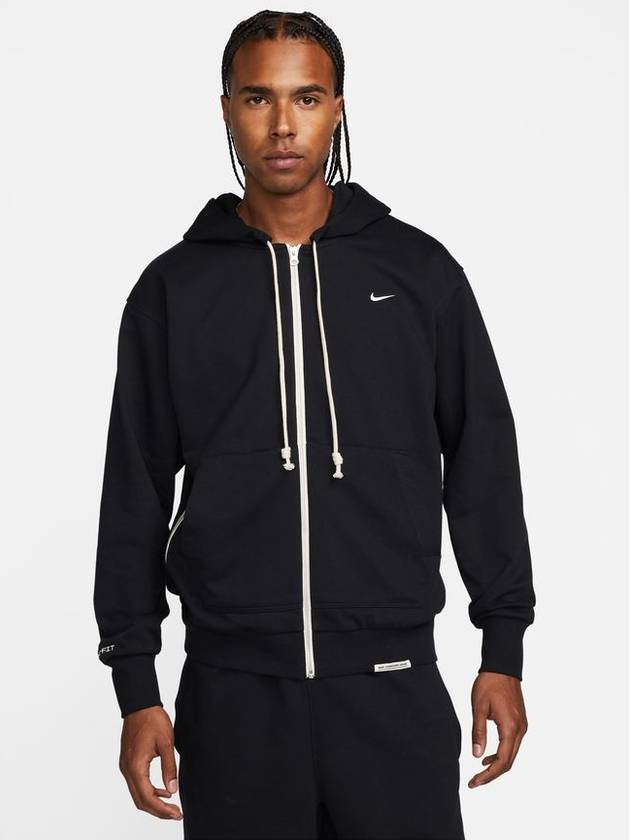 Men's Dri-Fit Full-Zip Basketball Hooded Jacket Black - NIKE - BALAAN 3