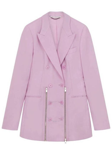 Stella McCartney Ladies Purple Double Breasted Wool Blazer Dress, Brand Size 34 (US Size 0) - STELLA MCCARTNEY - BALAAN 1