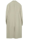 Wool Single Coat Beige - LOEWE - BALAAN.