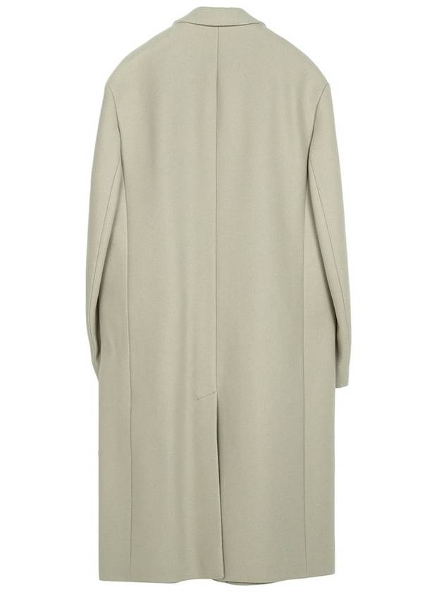 Wool Single Coat Beige - LOEWE - BALAAN.