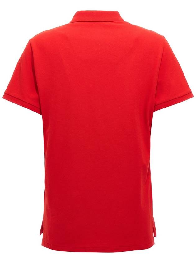 Women's Julie Embroidered Logo Short Sleeve Polo Shirt Red - POLO RALPH LAUREN - BALAAN 3