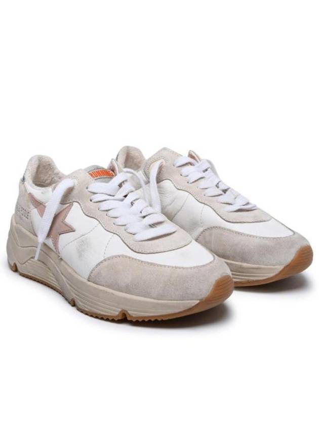 Running Sole Leather Low Top Sneakers White - GOLDEN GOOSE - BALAAN 3