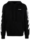 wave diag print hoodie black - OFF WHITE - BALAAN 1