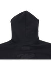 Embossed Logo Cotton Hoodie Black - VETEMENTS - BALAAN 9