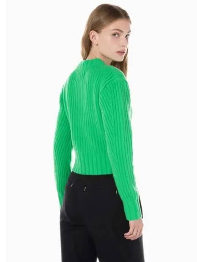 JEANS Women s Green Premium Line Chenille Pullover J222303 LGP - CALVIN KLEIN - BALAAN 2