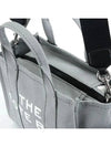 Logo Canvas Small Tote Bag Grey - MARC JACOBS - BALAAN 6