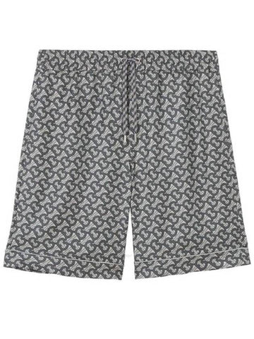 Burberry Merrick Tb Monogram Print Shorts, Size XX-Small - BURBERRY - BALAAN 1