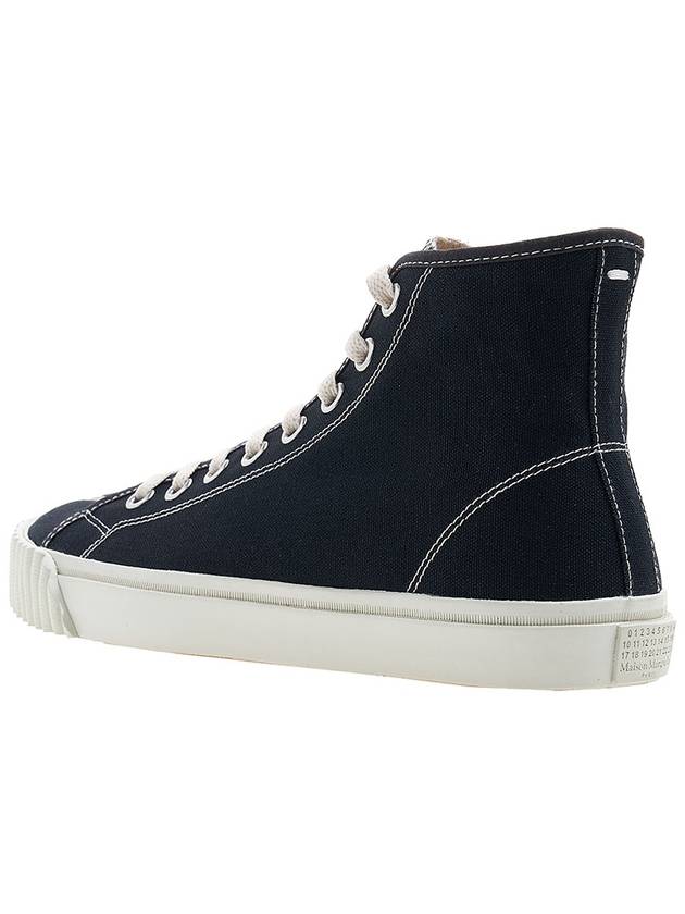 Tabi Split Toe High Top Sneakers Black - MAISON MARGIELA - BALAAN 4