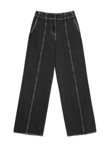 Jump Denim Pants Washed Black Jeans - SUNNEI - BALAAN 1