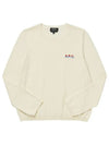 Embroidered Logo Knit Top Ivory - A.P.C. - BALAAN 2