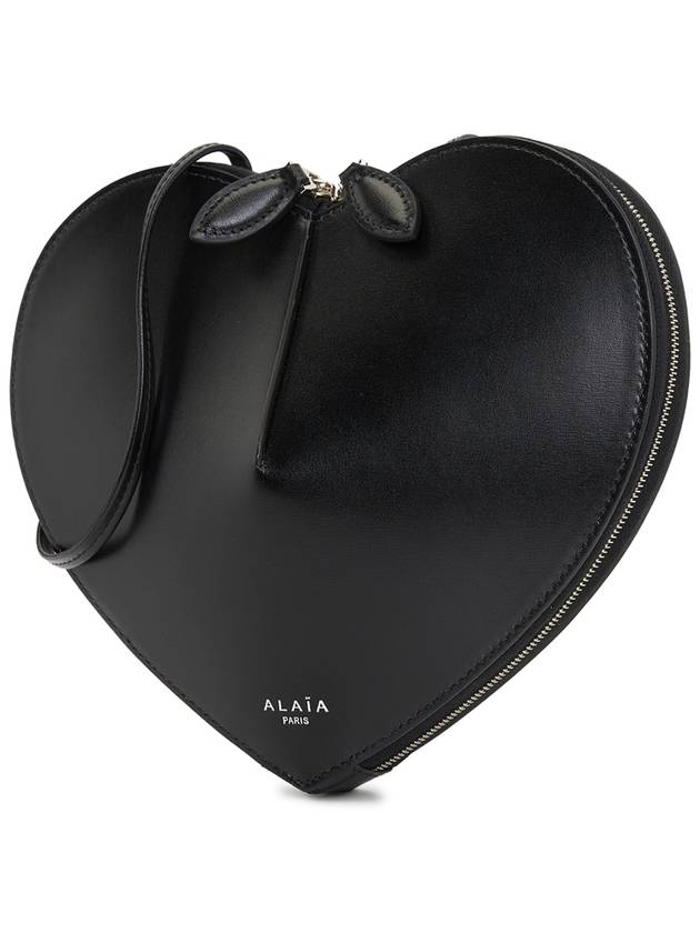 Heart Shoulder Cross Bag Black - ALAIA - BALAAN 3