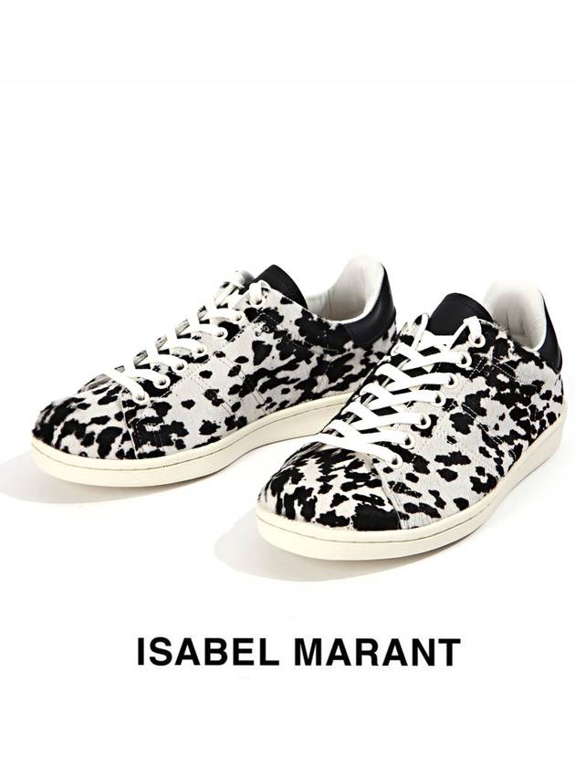 DP Sale Dalmatian Songchi Bart Sneakers BK0025 15A030S WHBK - ISABEL MARANT - BALAAN 1