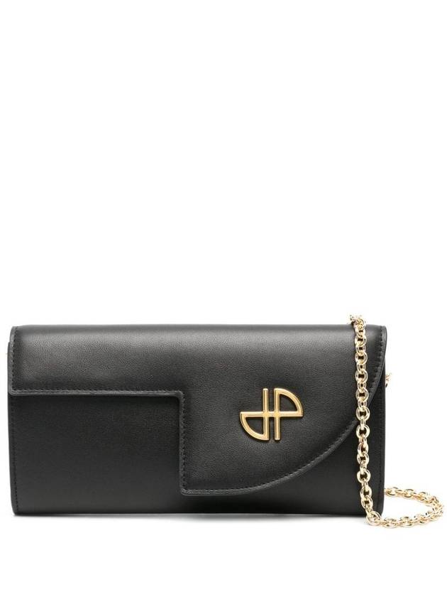 JP Leather Shoulder Bag Black - PATOU - BALAAN 2