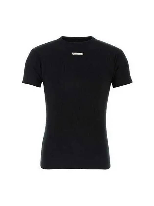 XX Patch Slim Fit Short Sleeve Black White S50GC0688 S24430 - MAISON MARGIELA - BALAAN 1