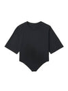 Women's Triangle Hem Cotton Short Sleeve T-Shirt Black - MAISON MARGIELA - BALAAN 2