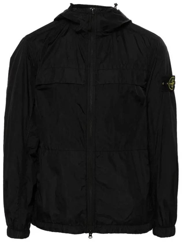 Garment Dyed Crinkle Reps R-Nylon Jacket Black - STONE ISLAND - BALAAN 2