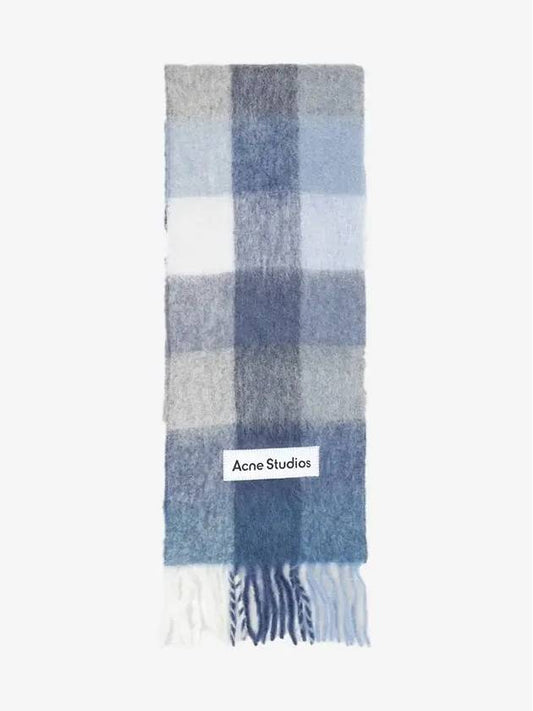 Muffler Scarf CA0084 DQF INDIGO GRAY LIGHT BLUE - ACNE STUDIOS - BALAAN 2