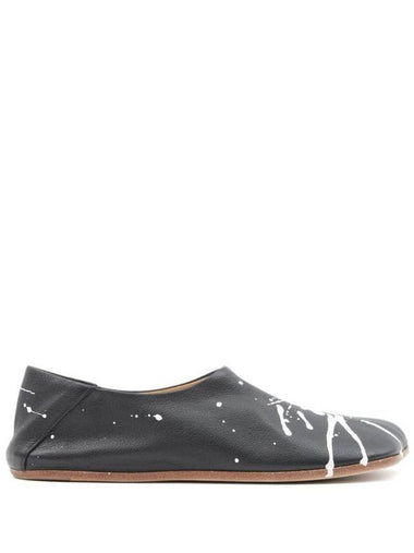 Anatomic Paint Splatter Effect Ballet Flats Black - MAISON MARGIELA - BALAAN 1