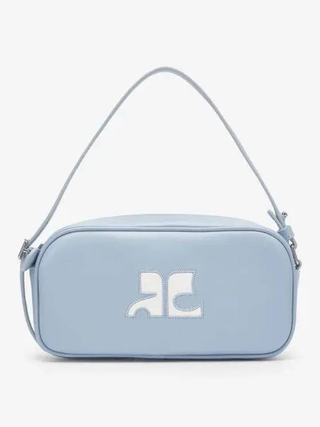 Reedition Baguette Leather Shoulder Bag Blue - COURREGES - BALAAN 2